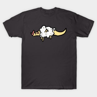 White Fluff Dragon :: Dragons and Dinosaurs T-Shirt